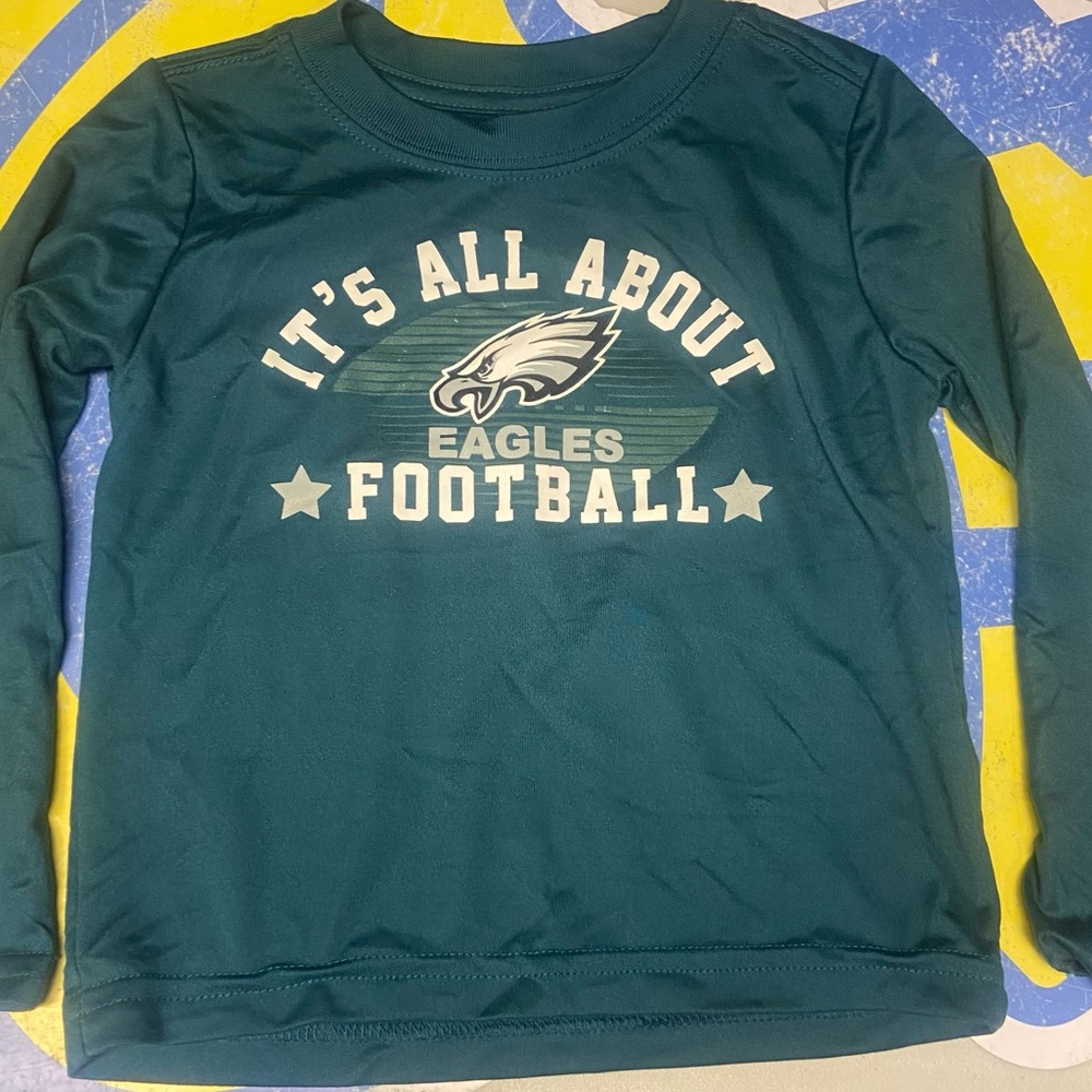 Philadelphia Eagles Toddler Size 2T Longsleeve Tee